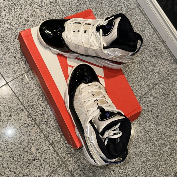 Used Nike Air Jordan 6 Rings White Black Dark Concord - Picture 2 of 5